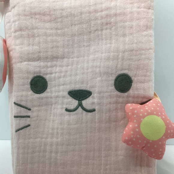 Target Baby's First Photo Book 4"x 6" Pink Bunny Rabbit Photos Soft Sensory Toy - Picture 3 of 13